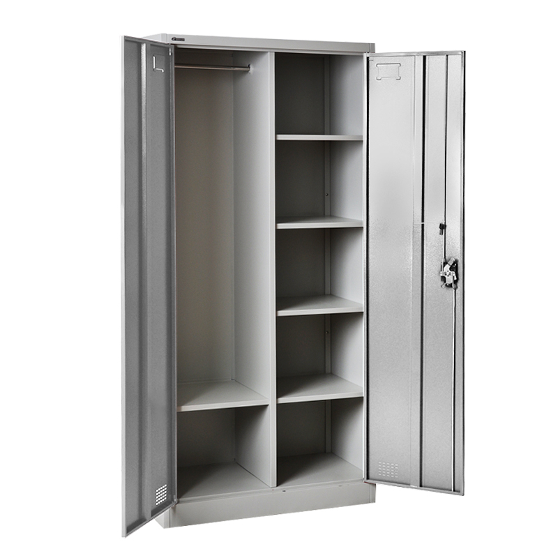 PRODUCTS SHOW Metal Wardrobe with safe locker, steel locker